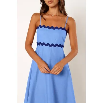 Stylish dowerme Women's Casual Summer Maxi Dress