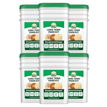 90 Day Food Supply Kit | 1,050 Servings, 75g+ Daily Protein & 1,800+ Calories Daily | Premium Surviv...