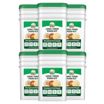 90 Day Food Supply Kit | 1,050 Servings, 75g+ Daily Protein & 1,800+ Calories Daily | Premium Surviv...