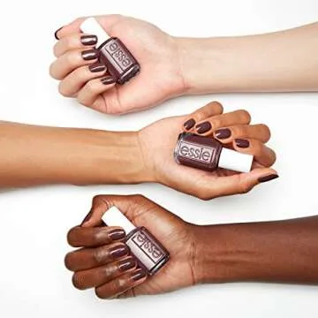Essie Vegan Brown Nail Polish, Salon Quality, No To-Do