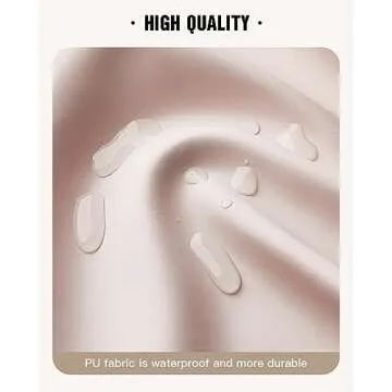 EACHY Travel Toiletry Bag with Hanging Hook, Portable Makeup Cosmetic Bags for Women, Water-Resistant Full-Size Travel Accessories (Pink)