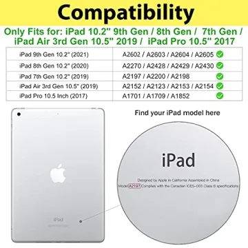 ProCase Kids Case iPad 10.2, Shockproof & Lightweight Protection