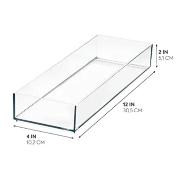 iDesign Sarah Tanno Collection Cosmetic Organizer - Clear