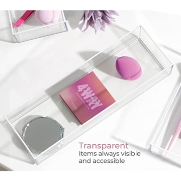 iDesign Sarah Tanno Collection Cosmetic Organizer - Clear