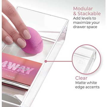 iDesign Sarah Tanno Collection Cosmetic Organizer - Clear
