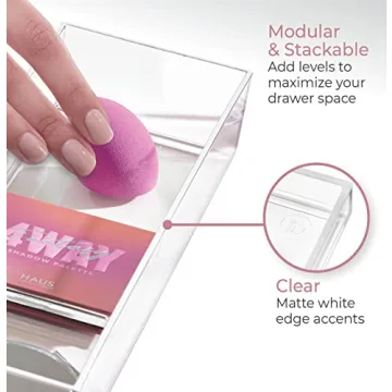 iDesign Sarah Tanno Collection Cosmetic Organizer - Clear