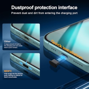 NEW'C 3-pack Screen Protector for iPhone 16 Screen & Camera