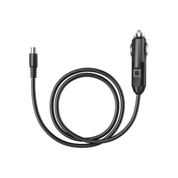 BLUETTI Cigarette to DC5521 Cable, Convert The Cigarette Lighter Port to 5521, Compatible with BLUETTI Power Station AC60/AC180