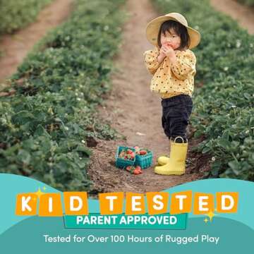 Lone Cone Kid-Friendly Rain Boots with Easy-On Handles