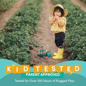 Lone Cone Kid-Friendly Rain Boots with Easy-On Handles