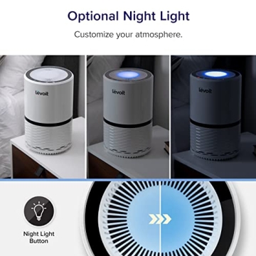 Levoit LV-H132 Air Purifier for Home, White Air Cleaner