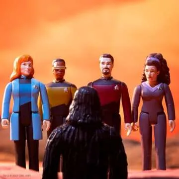 Super7 Star Trek: The Next Generation Counselor TROI - 3.75" Star Trek Action Figure Classic TV Show Collectibles and Retro Toys