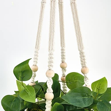 Mkono Fake Hanging Plant for Beautiful Indoor Decor