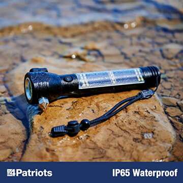 4Patriots HaloXT Flashlight - Rechargeable & Versatile