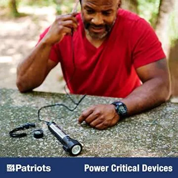4Patriots HaloXT Flashlight - Rechargeable & Versatile