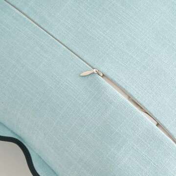 Mayler Yee Scalloped Throw Pillow Covers Set of 2