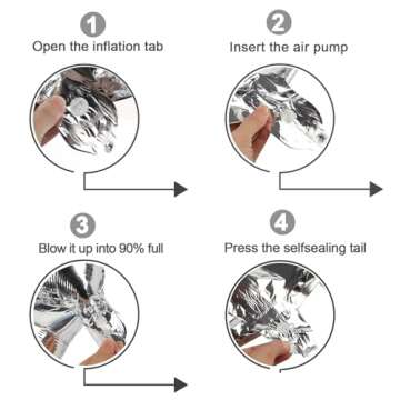 2025 Silver 40 Inch Balloons for New Year's Eve Celebrations