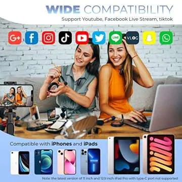 JSSEVN Wireless Lavalier Microphone for Easy Audio Recording