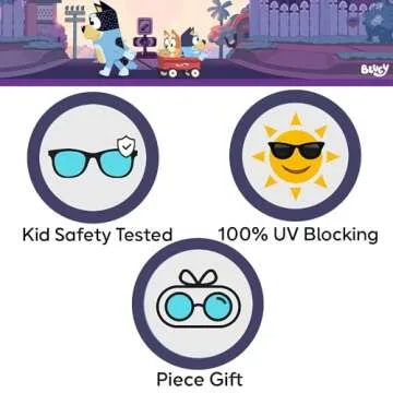 Bluey Toddler Sunglasses - UV-Protection & Fun For Kids