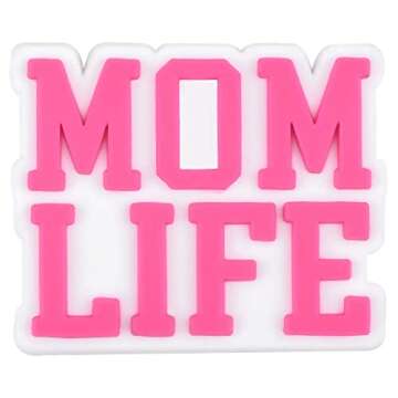 Mom Shoe Charms Mother 12PCS Grandma Shoes Charms Mommy PVC Mama Cute Clog Pins Mummy Accessories Party Favors Birthday Gifts Holidays Decoration for Boys Women Girls