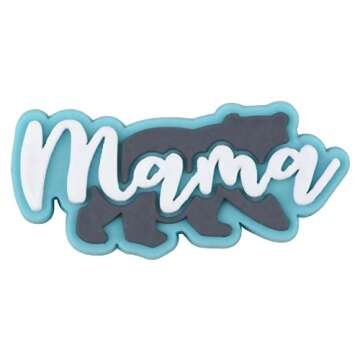 Mom Shoe Charms Mother 12PCS Grandma Shoes Charms Mommy PVC Mama Cute Clog Pins Mummy Accessories Party Favors Birthday Gifts Holidays Decoration for Boys Women Girls