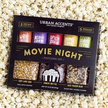 Popcorn Kernels & Seasoning Variety Pack - Delightful Snacks