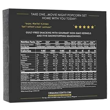 Popcorn Kernels & Seasoning Variety Pack - Delightful Snacks