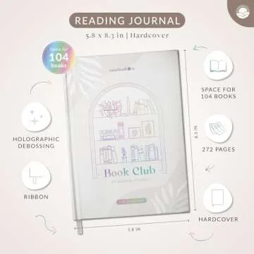 Mindmellow XXL Book Reading Journal for Avid Readers