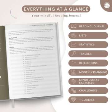 Mindmellow XXL Book Reading Journal for Avid Readers