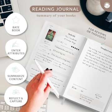 Mindmellow XXL Book Reading Journal for Avid Readers