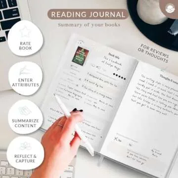 Mindmellow XXL Book Reading Journal for Avid Readers
