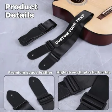 Custom Guitar Strap with Name | Perfect Gift for Musicians