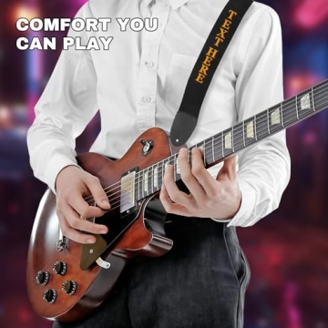 Custom Guitar Strap with Name | Perfect Gift for Musicians