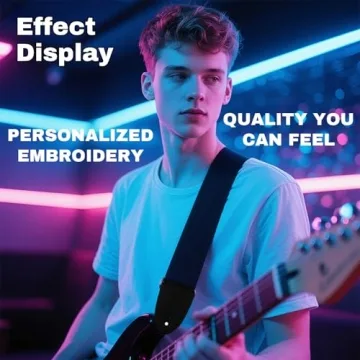 Custom Guitar Strap with Name | Perfect Gift for Musicians