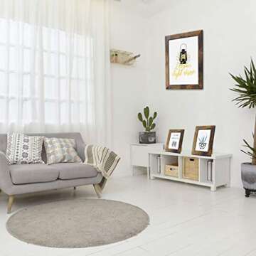 PETAFLOP Distressed Picture Frame Set - 7 Pack