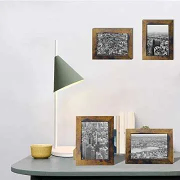 PETAFLOP Distressed Picture Frame Set - 7 Pack