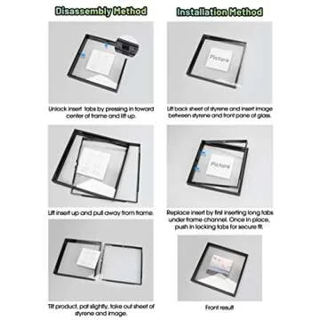 Golden State Art 11x14 Floating Frame - Stylish Home Decor