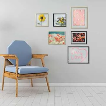 Golden State Art 11x14 Floating Frame - Stylish Home Decor