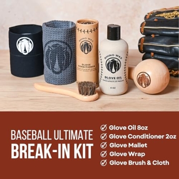 Rhino Wax Baseball Glove Break-In Kit for Quick Use