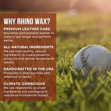 Rhino Wax Baseball Glove Break-In Kit for Quick Use