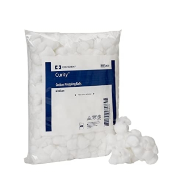Kendall CURITY Cotton Prepping Balls - 500 Count for Household Needs