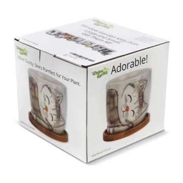 Charming Large Kitty Pot for Indoor Plants and Gifts