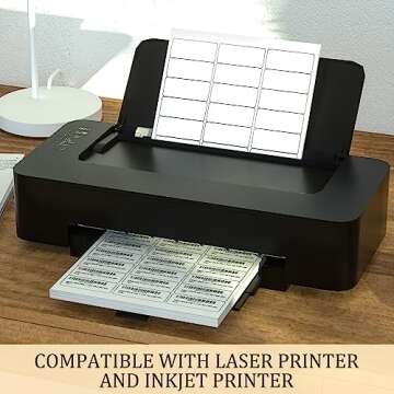Address Labels for Inkjet Printers, 3000 Count Pack