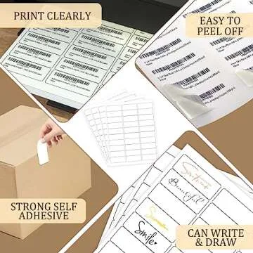 Address Labels for Inkjet Printers, 3000 Count Pack