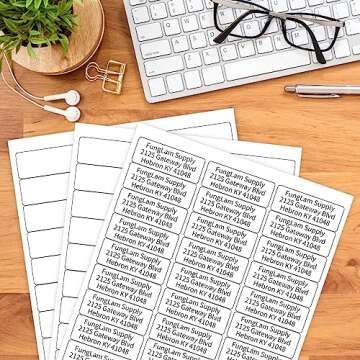 Address Labels for Inkjet Printers, 3000 Count Pack