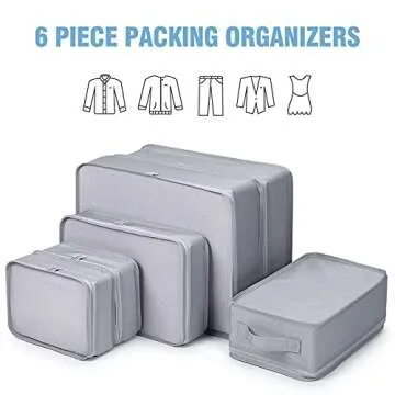 Mossio Packing Cubes - Essential Travel Organizer Set