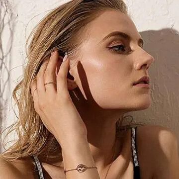 NOKMIT 14K Gold Filled Dainty Ring for Everyday Elegance