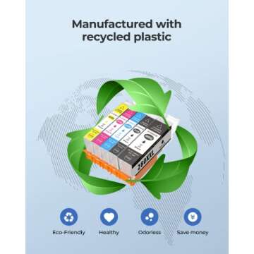 PGI-280XXL/CLI-281XXL Compatible Ink Cartridge Replacement for Canon Ink 280 and 281 Cartridge High Yield Use to PIXMA TR7520 TR8520 TR8500 TR8600 TR8620 TS6120 TS6220 TS9120 (5 Value Pack)