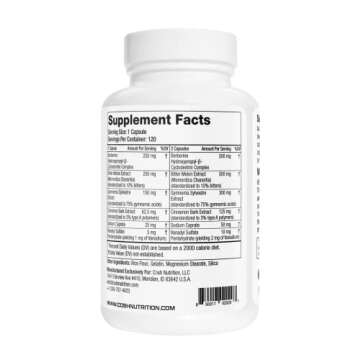 Gorilla Mind GDA - Boost Fat Loss & Muscle Growth 120 Caps