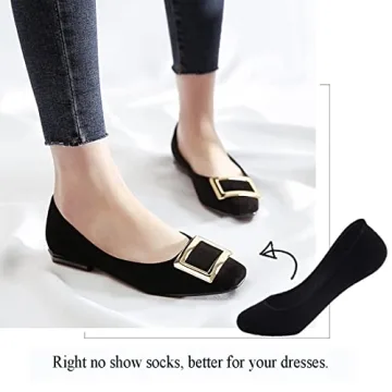 Women’s Ultra Low Cut No Show Socks - 3 Pairs